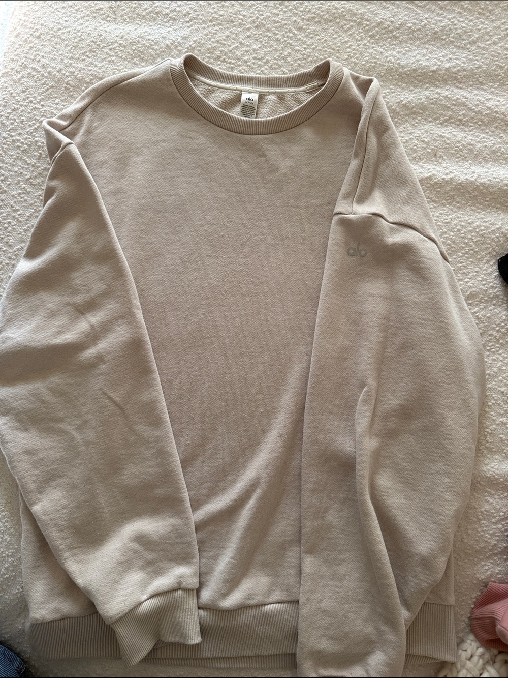 ALO Yoga Women's Crewneck Sweatshirt - Beige/Taupe